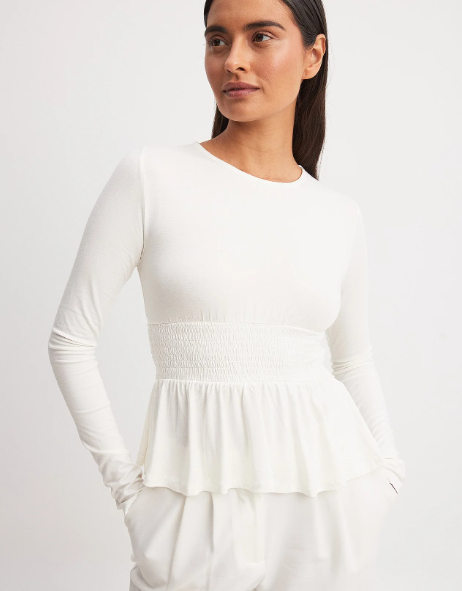 Na-kd Long sleeved top - offwhite