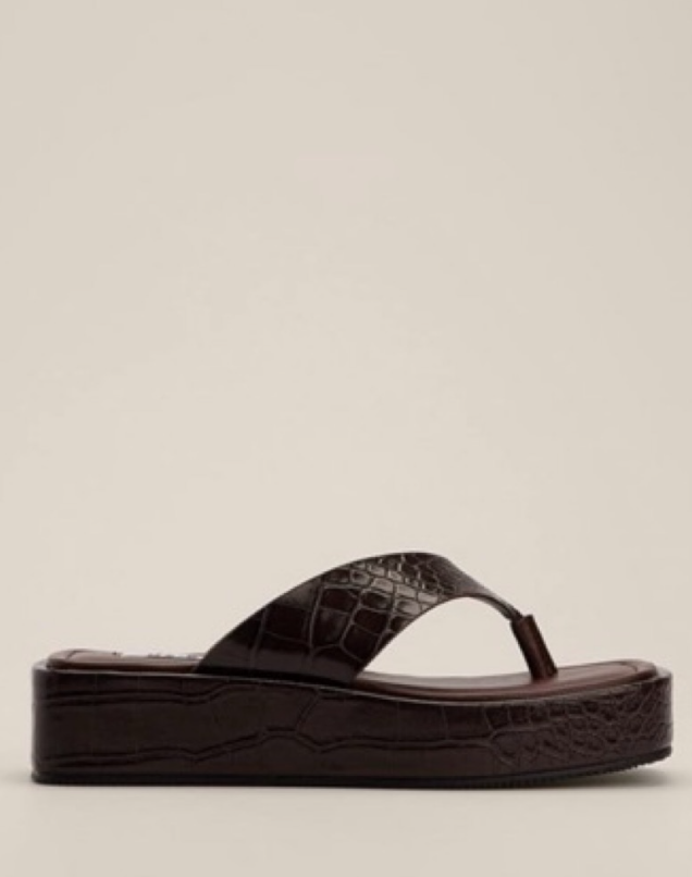NA-KD - Toe Strap Flatform Sandals