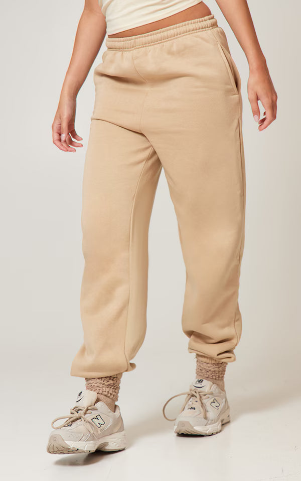 Sand Sweat Cuffed High Waist Sweatpants