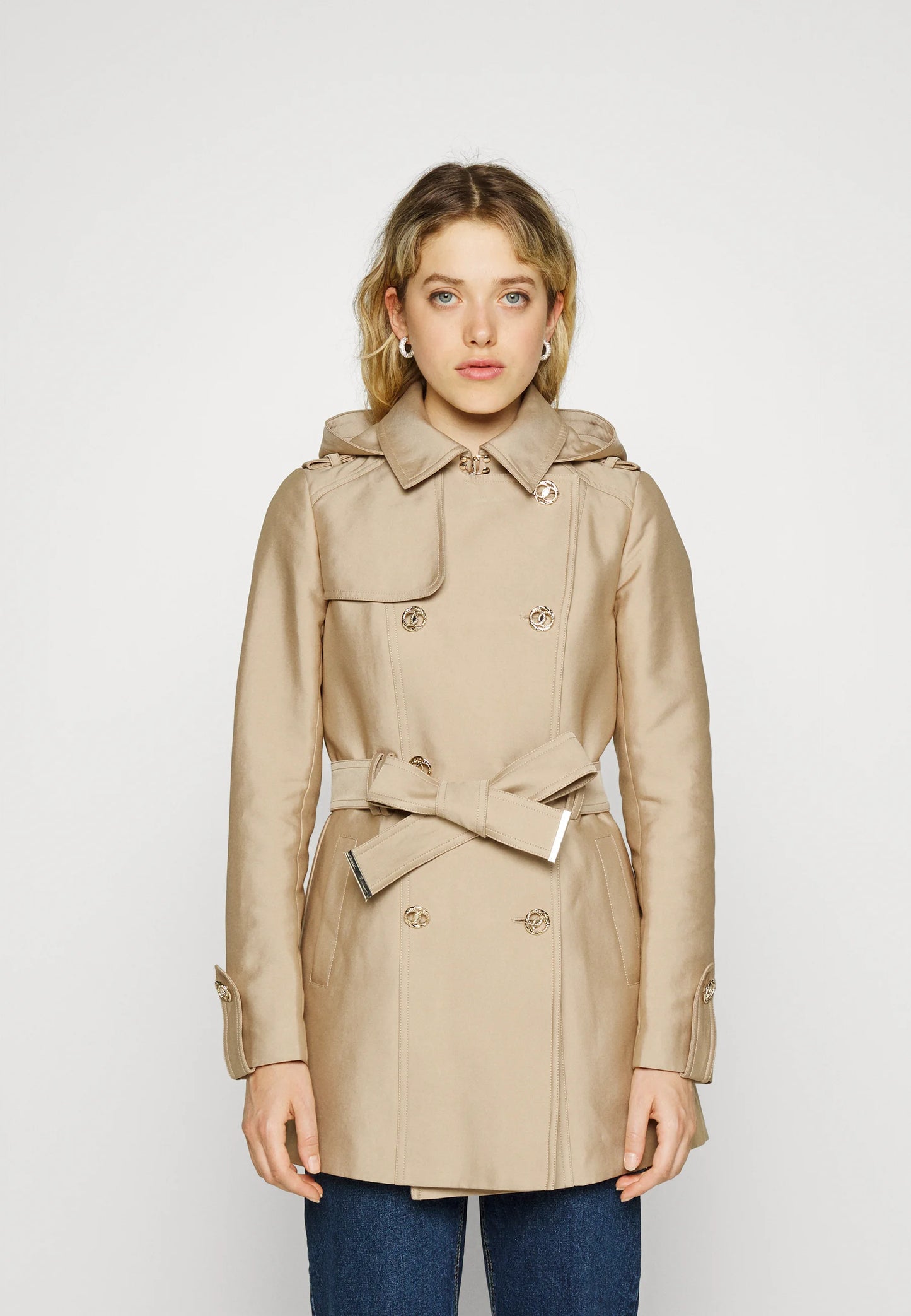 Morgan GEDEO - Trenchcoat - chamois