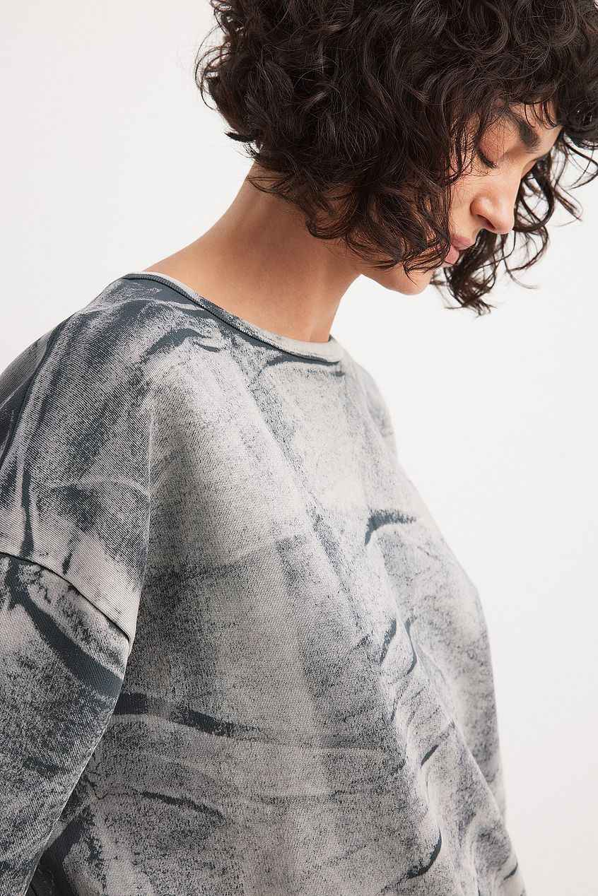 Na-kd Acid Wash Sweatshirt