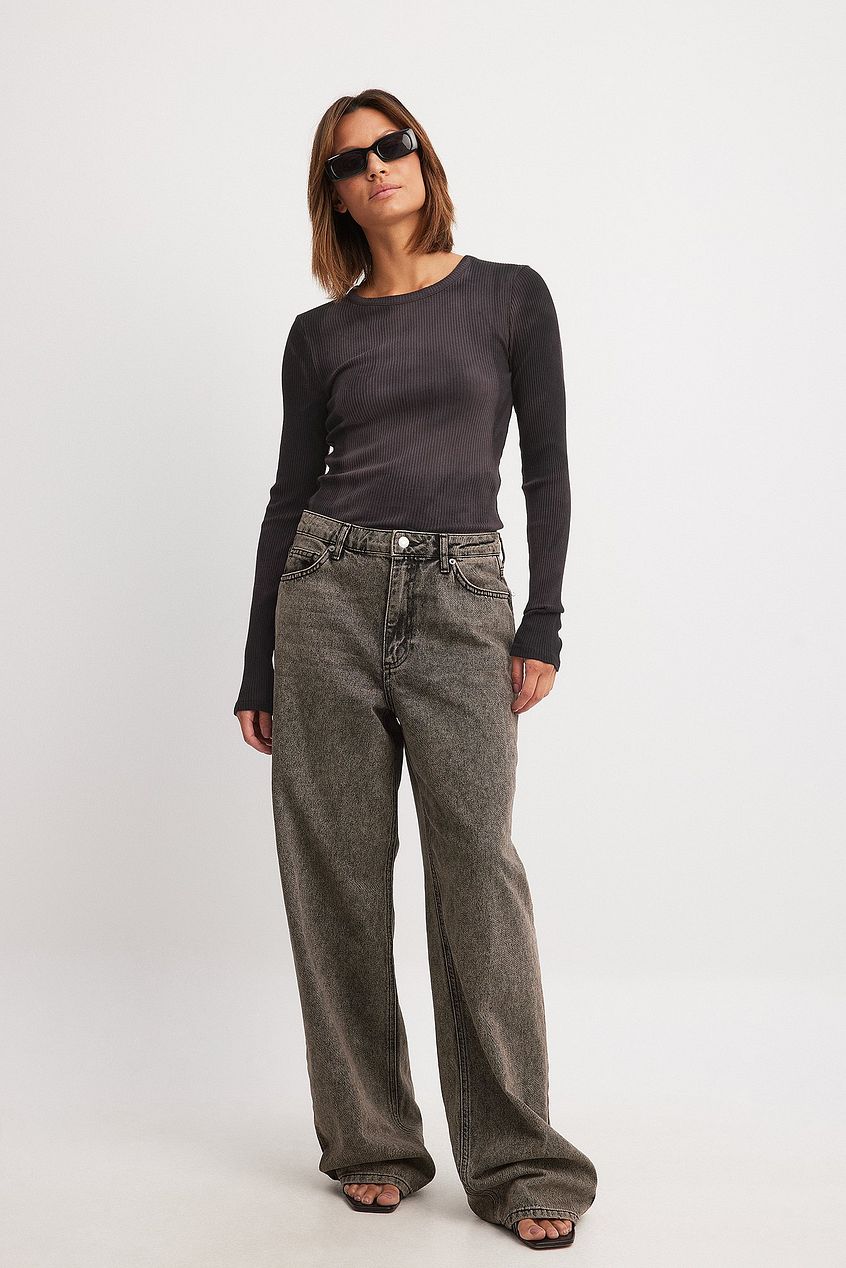 Na-kd - Acid Wash Rib Top