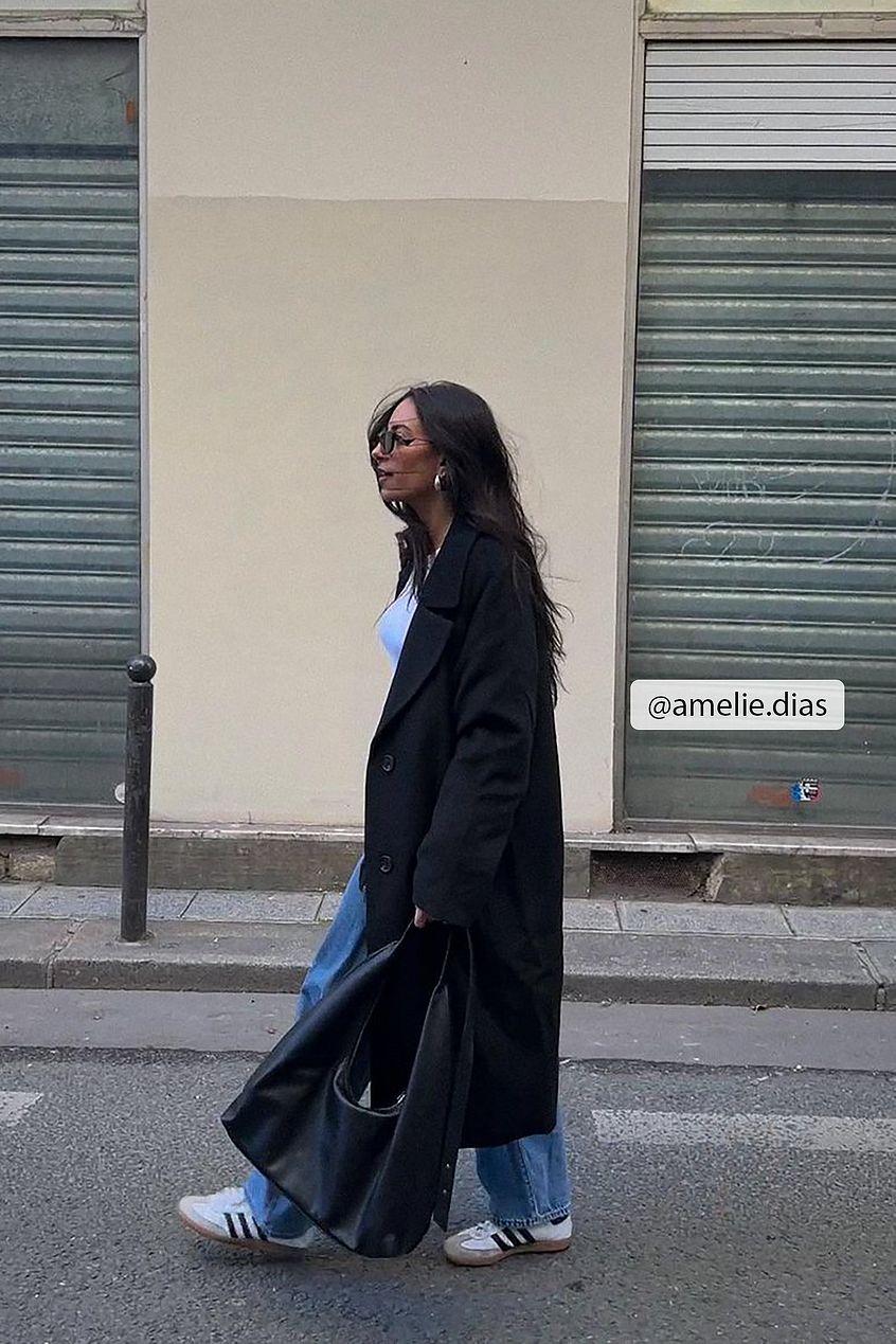 Wool Blend Oversized Coat