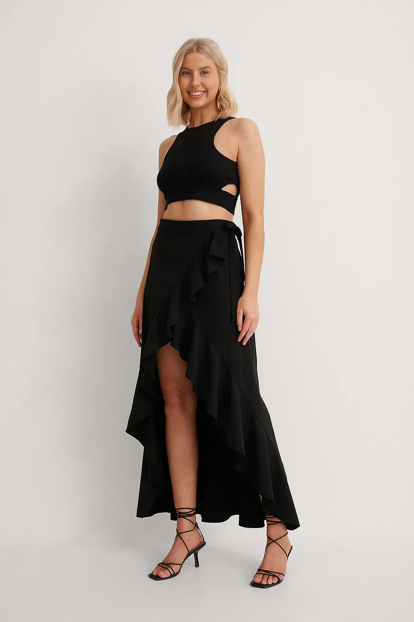 Cut Out Ribbed Top
