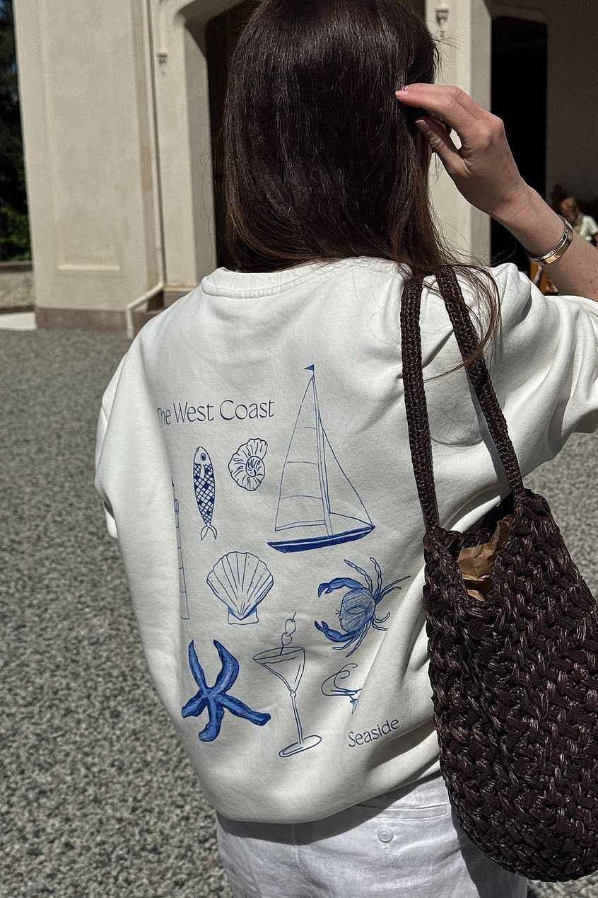 Na-kd Printed Oversized Sweatshirt