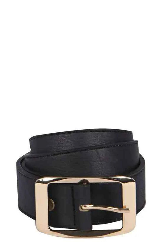 Boohoo Chunky Gold Buckle Boyfriend Belt
