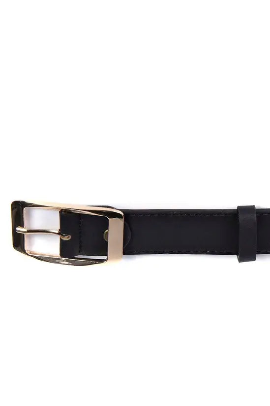 Boohoo Chunky Gold Buckle Boyfriend Belt