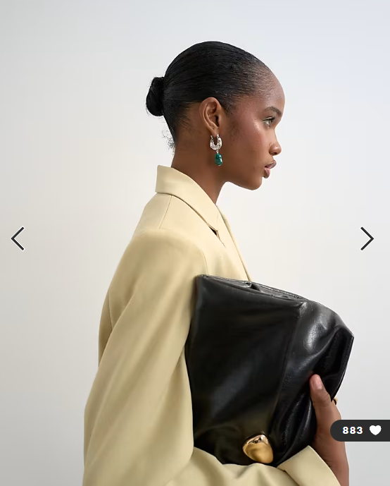 Topshop co ord slouchy chuck on blazer in stone