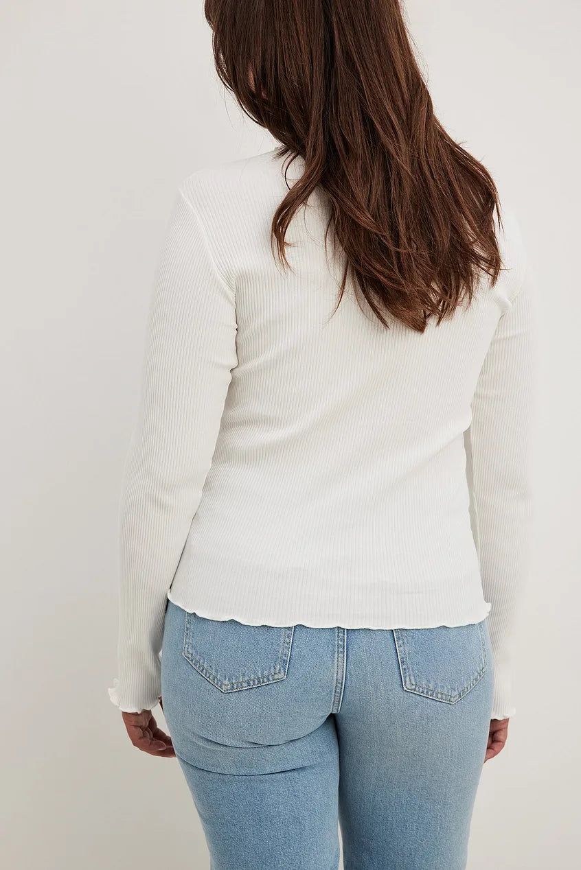 Babylock Ribbed Long Sleeve Top