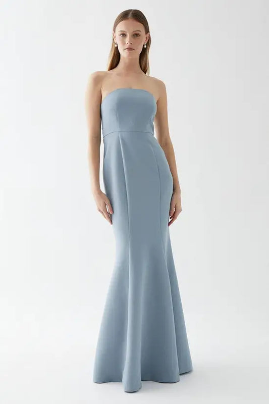 Coast - Tailored Crepe Bandeau Fishtail Bridesmaid Maxi Dress
