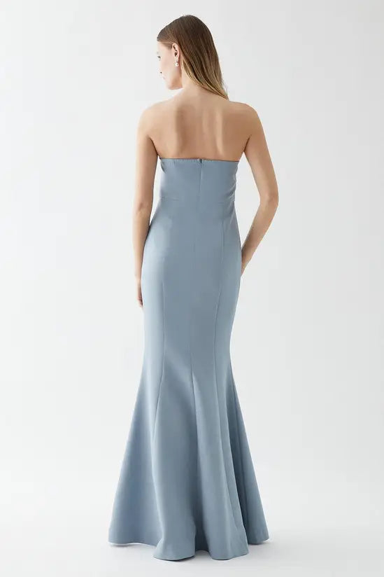 Coast - Tailored Crepe Bandeau Fishtail Bridesmaid Maxi Dress