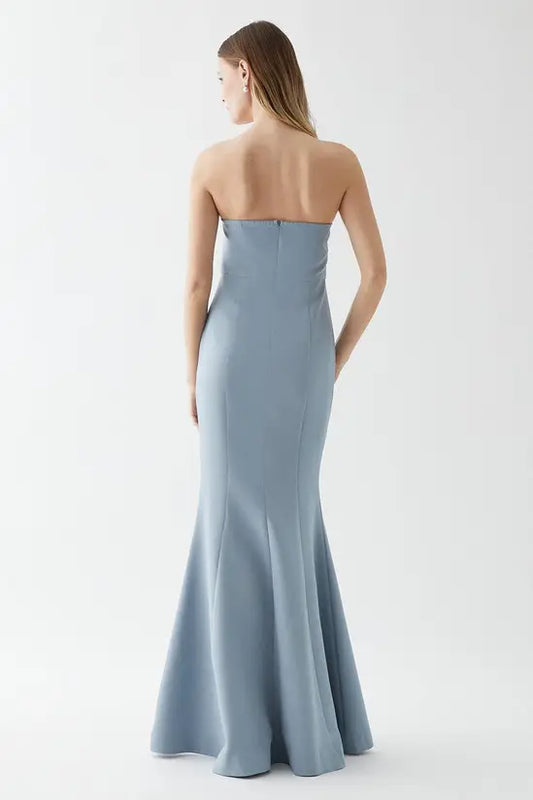 Coast - Tailored Crepe Bandeau Fishtail Bridesmaid Maxi Dress