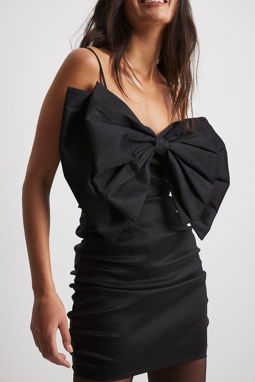 Big Bow Mini Dress