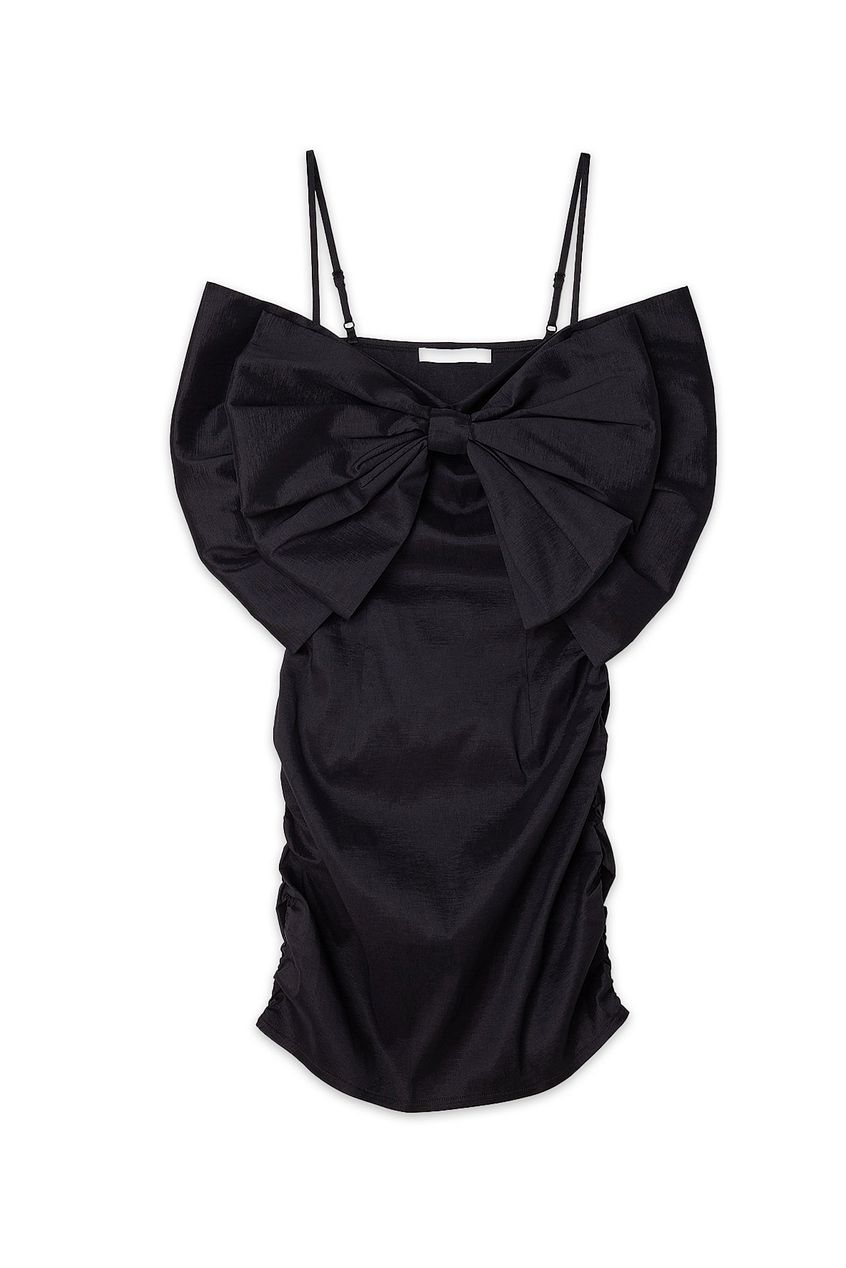 Big Bow Mini Dress