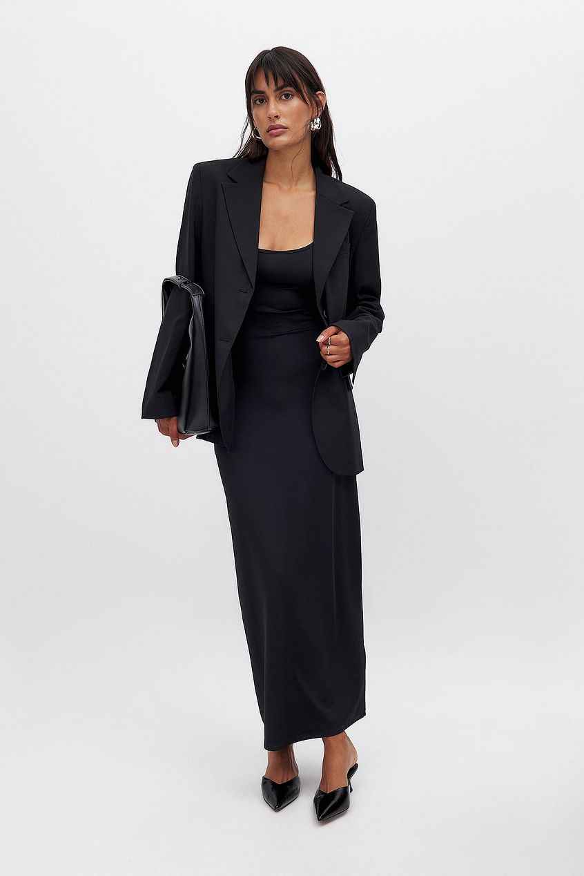 Na-kd Body Hugging Slip Maxi Dress