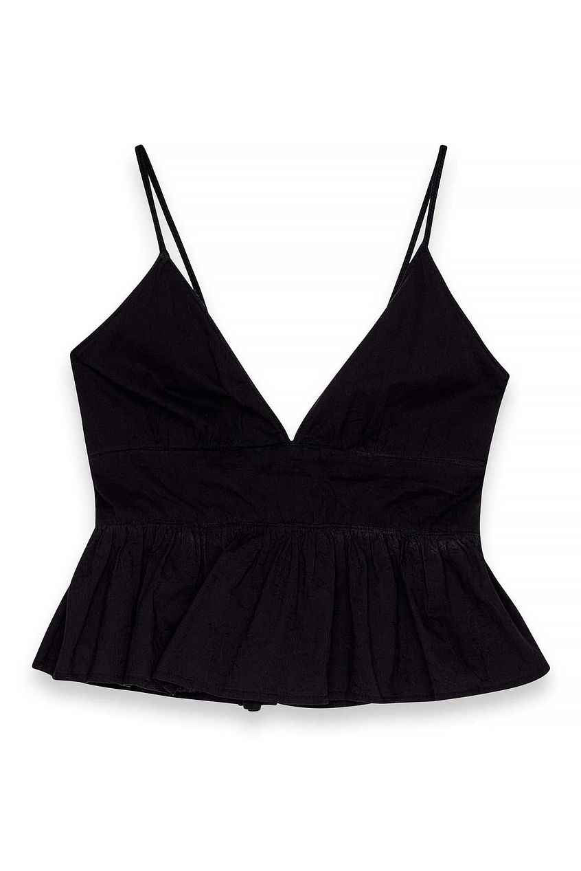 Na-kd Braid Detail Cotton Top