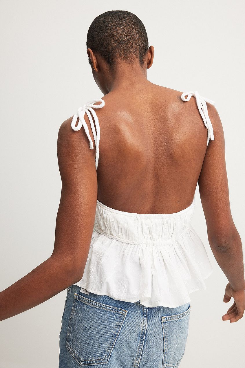 Braid Detail Cotton Top