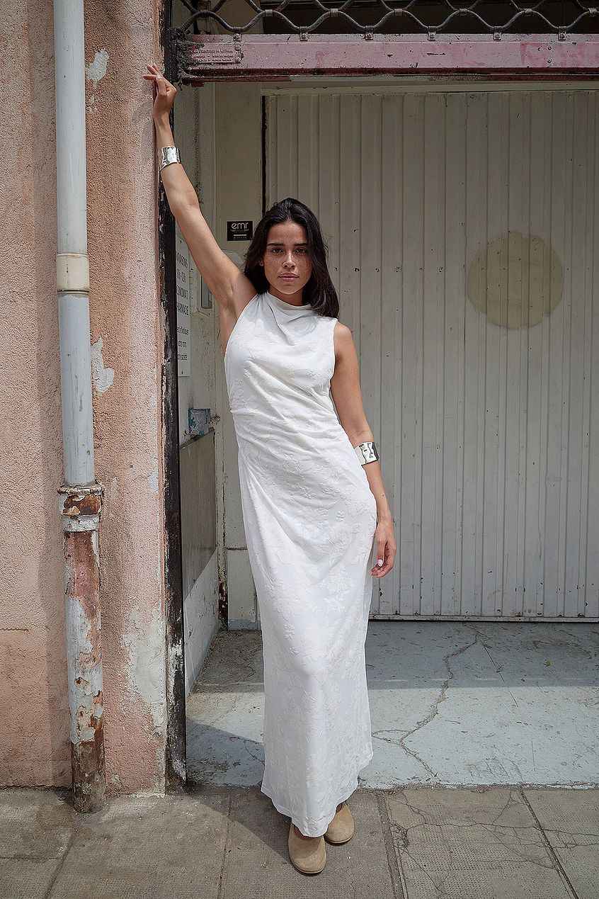 Na-kd Burn Out Midi Dress