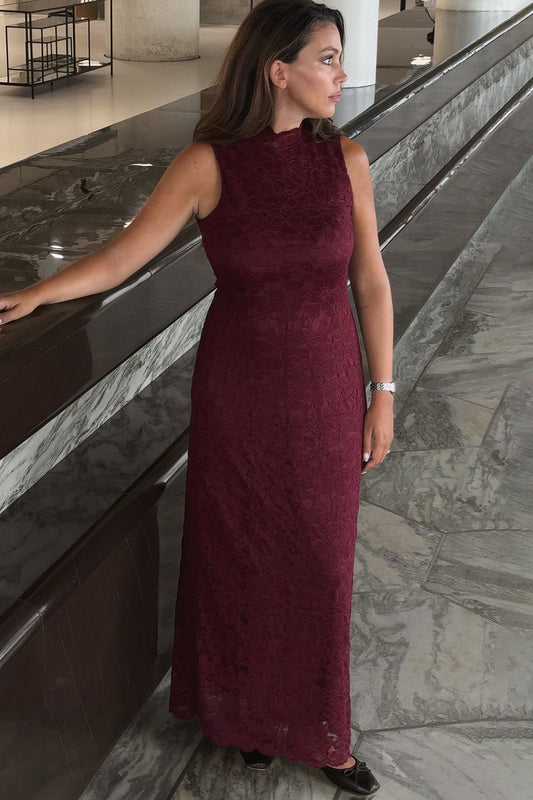 Na-kd Lace Maxi Dress