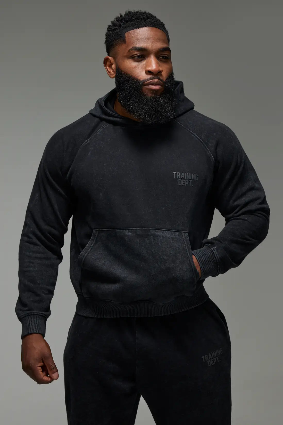 Training Dept Boxy Washed Hoodie