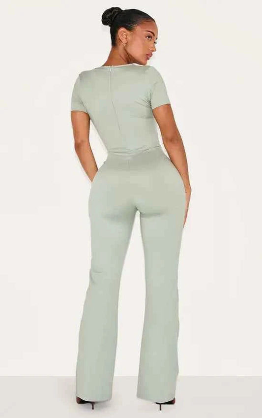 Plt - Shape Sculpted Short Sleeve Jumpsuit