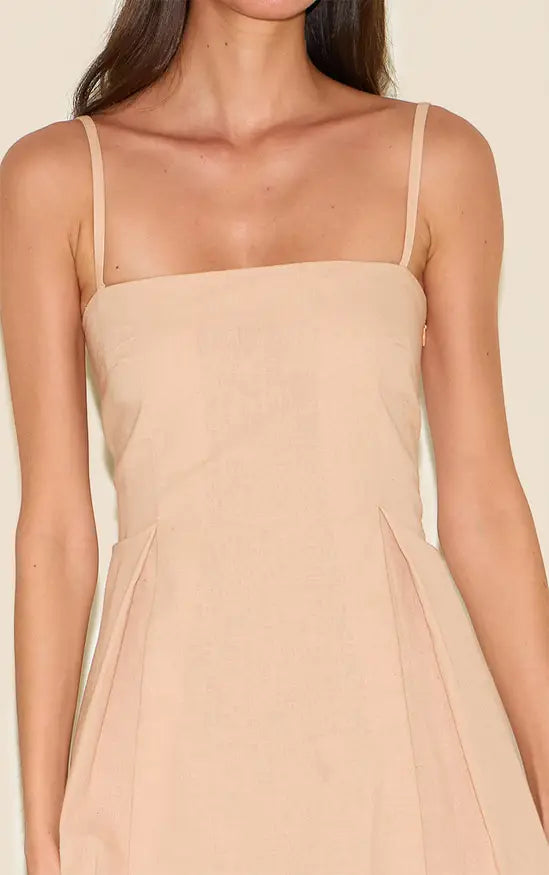 Plt A-line Mini Dress
