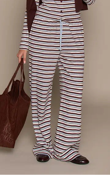 Plt - Light Blue Soft Touch Wide Leg Joggers