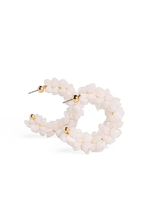 Colored Small Stone Hoops