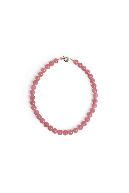 Colored Stone Bead Necklace