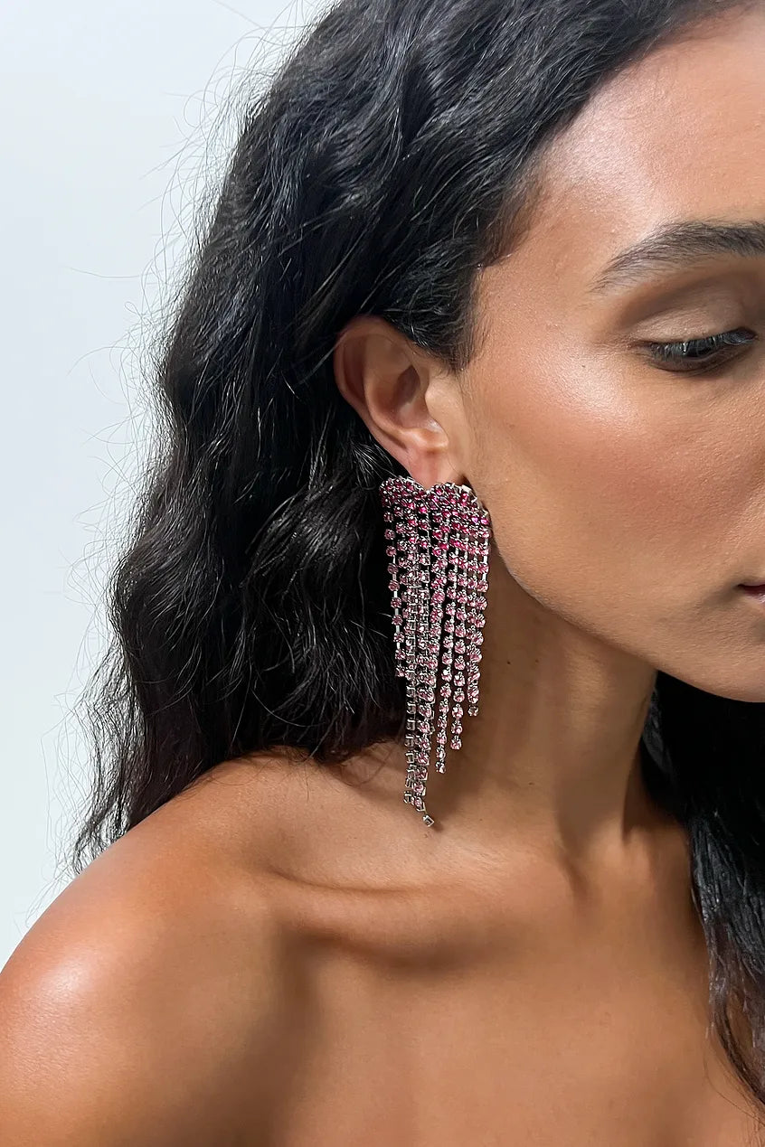 Colourful Earrings Pink