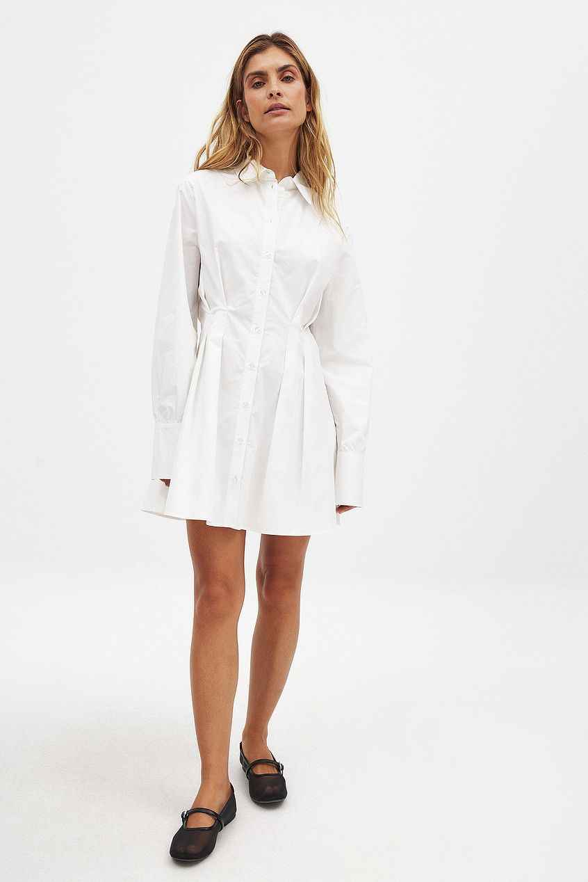 Na-kd - Cotton Mini Shirt Dress