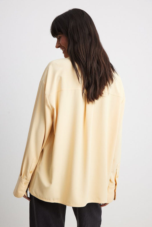 Cuff Detail Oversized Shirt