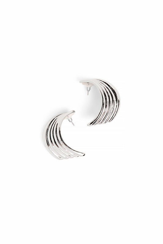 Curved Cluster Earrings
