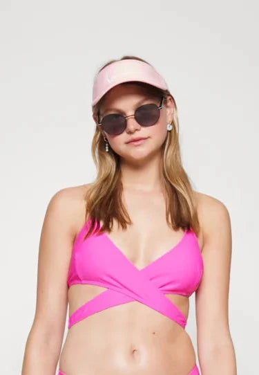 Tall Cross Front Bikini Top -  Mix Match