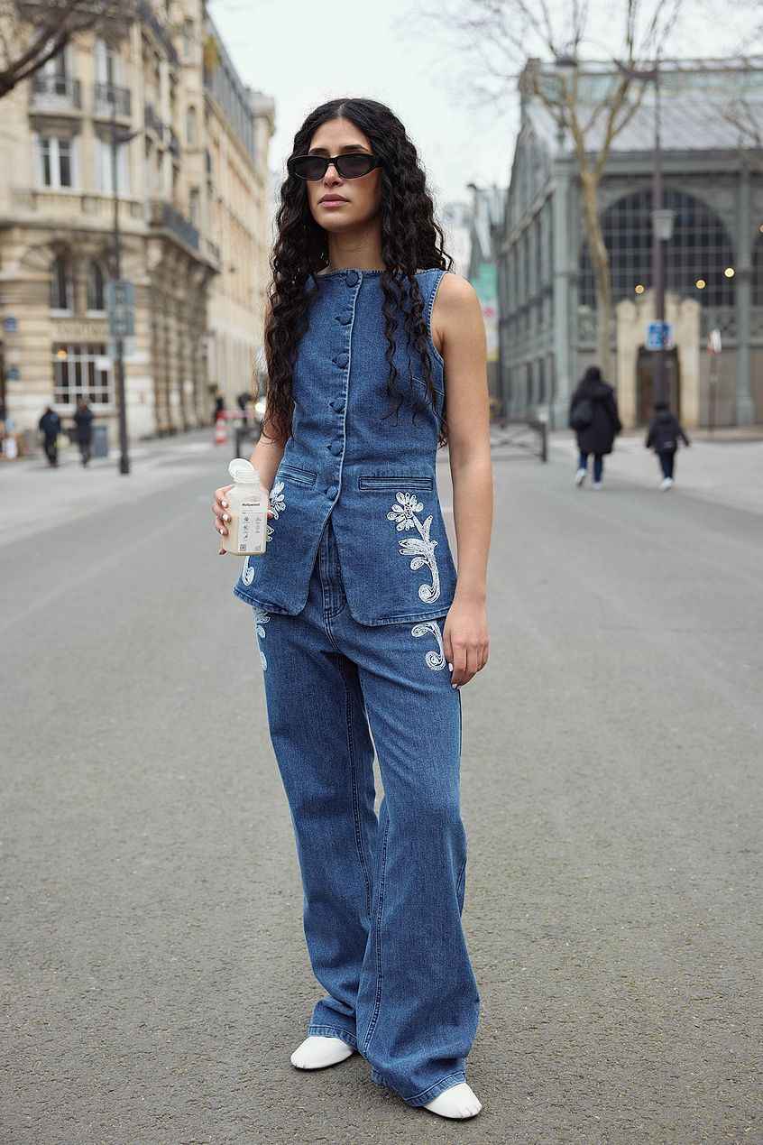 Na-kd Denim Piping Detail Jeans