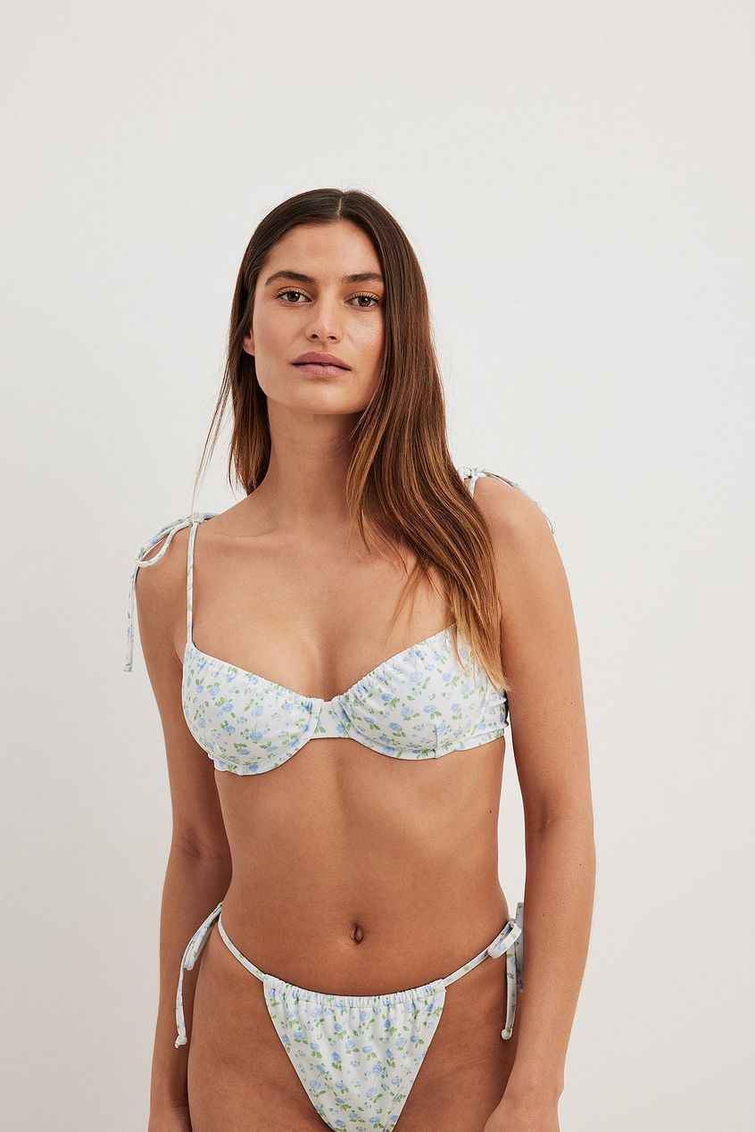 Na-kd Drawstring Tie Bikini Bra