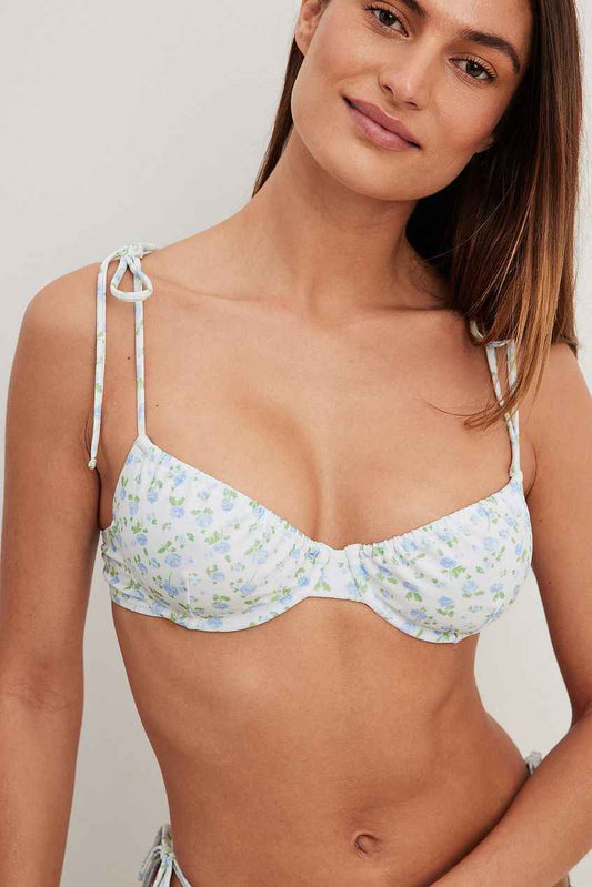 Na-kd Drawstring Tie Bikini Bra