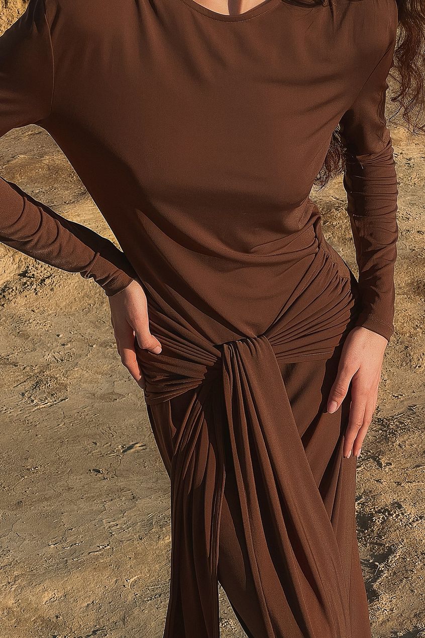 Tie Waist Maxi Dress