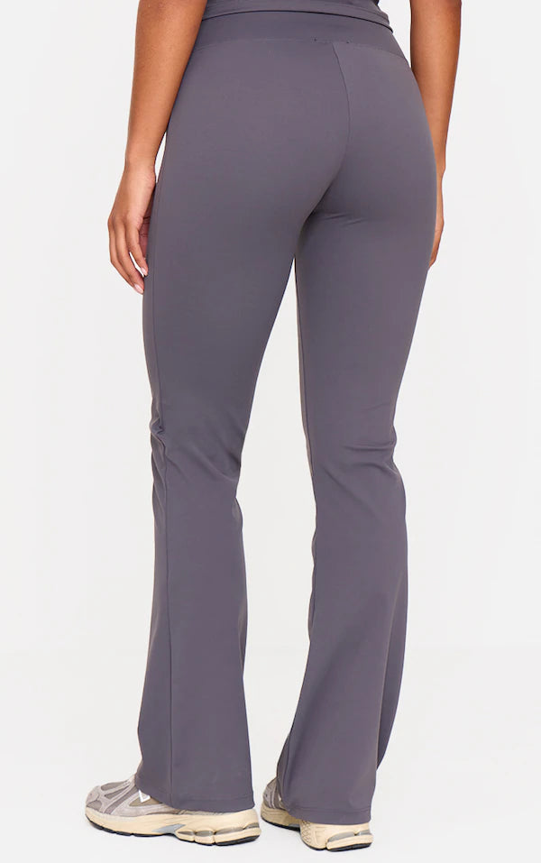 Charcoal Sculpt Straight Leg Yoga Pants
