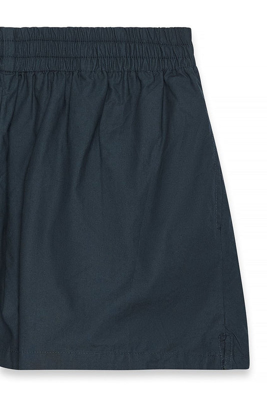 Elastic Waist Cotton Shorts