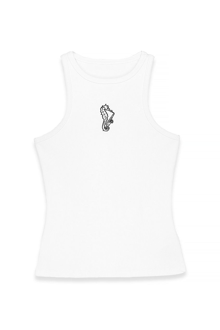 Na-kd Embroidered Ribbed Tank