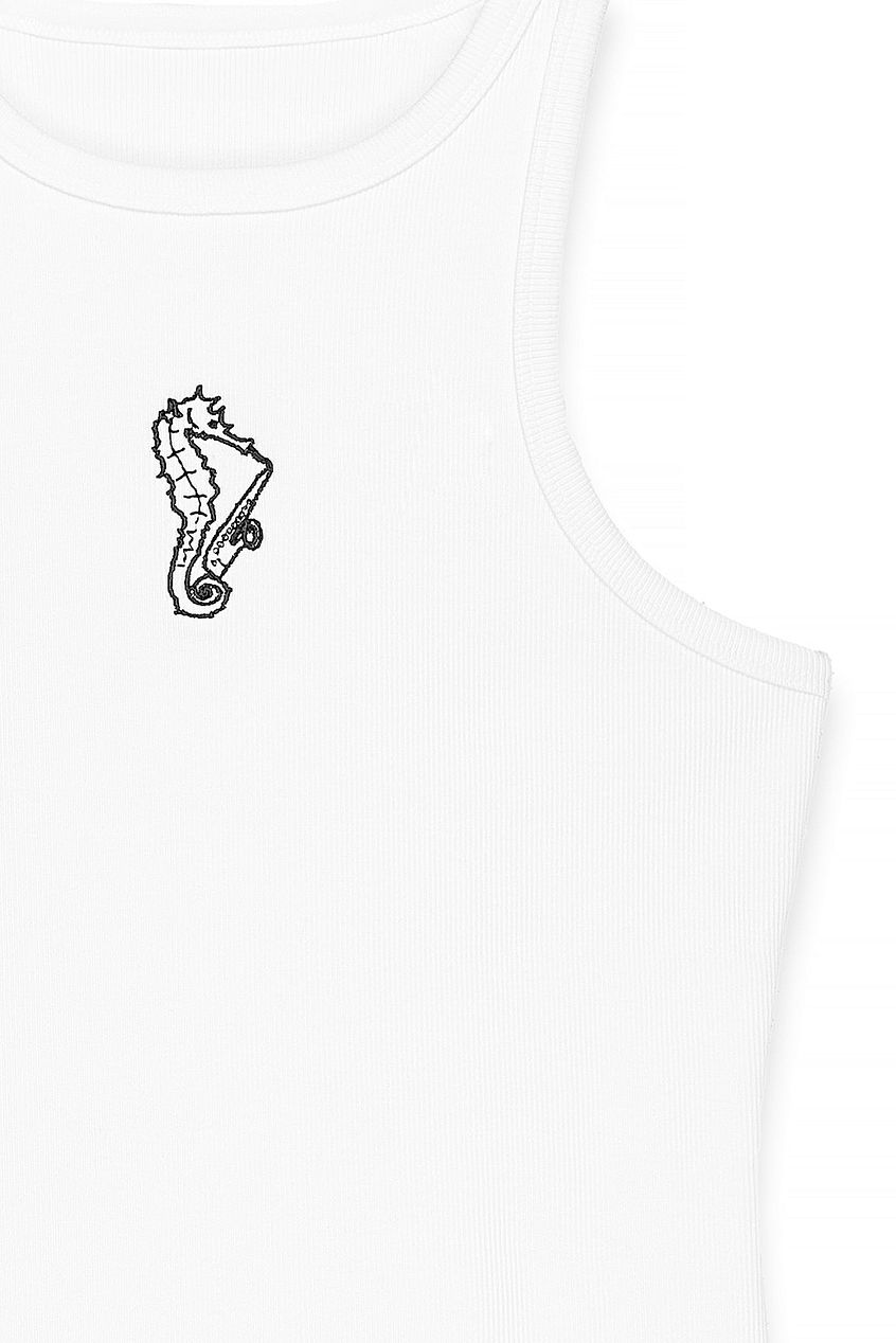 Na-kd Embroidered Ribbed Tank