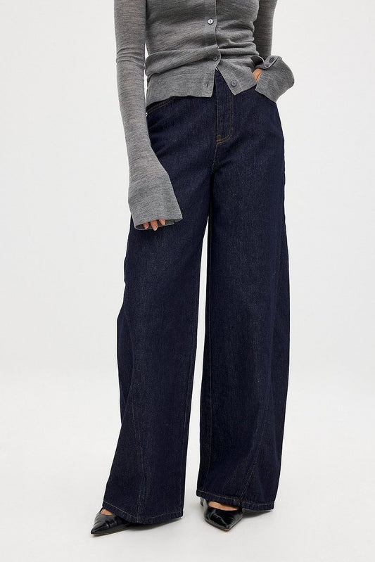 High Waist Extra Wide Leg Denim