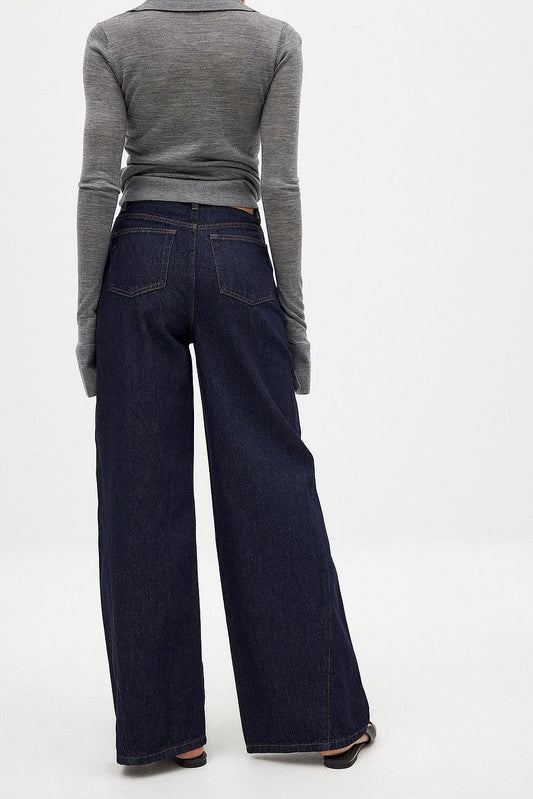High Waist Extra Wide Leg Denim