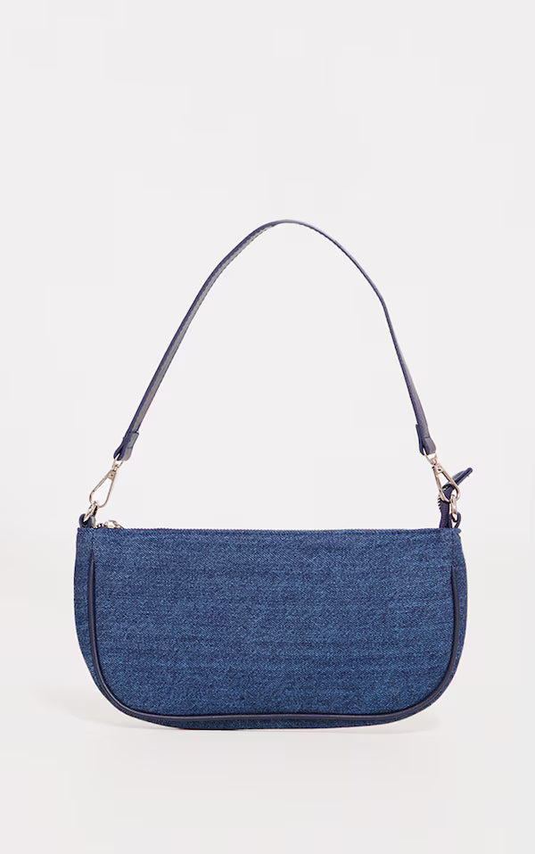 Blue Denim Shoulder Bag
