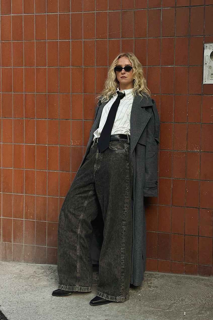 Na-kd - Loose Low Waist Long Jeans