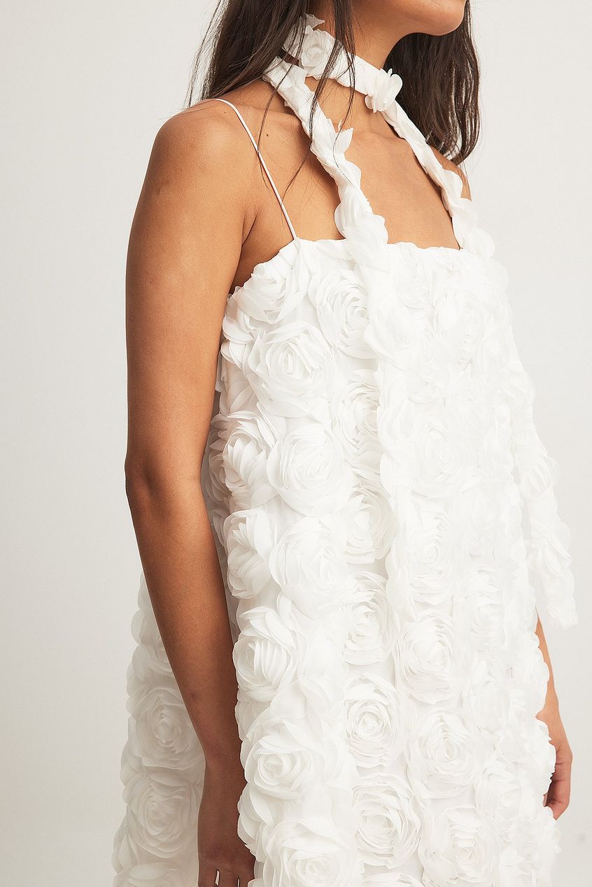 Na-kd Flower Details Mini Dress
