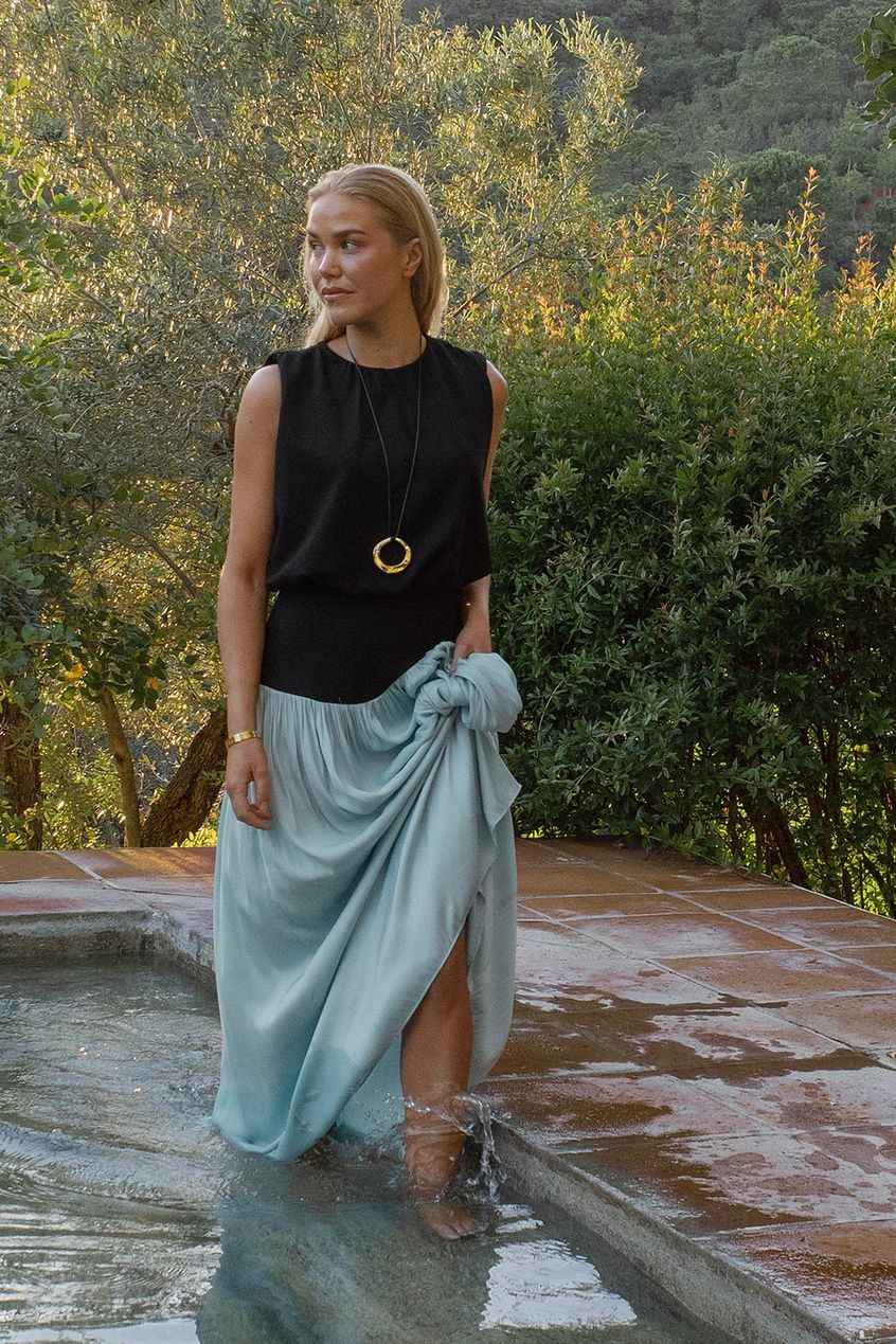 Na-kd Flowy Maxi Dress