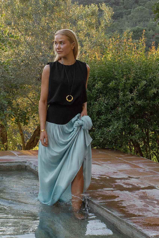 Na-kd Flowy Maxi Dress