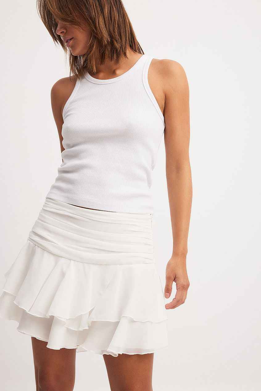 Na-kd Flowy Mini Skirt